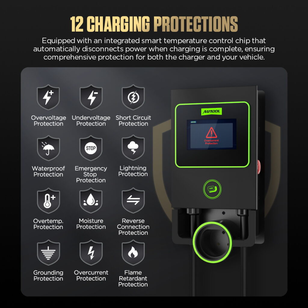 AUTOOL New Product Release | C701 Wall-Mounted Charging Pile – image 6