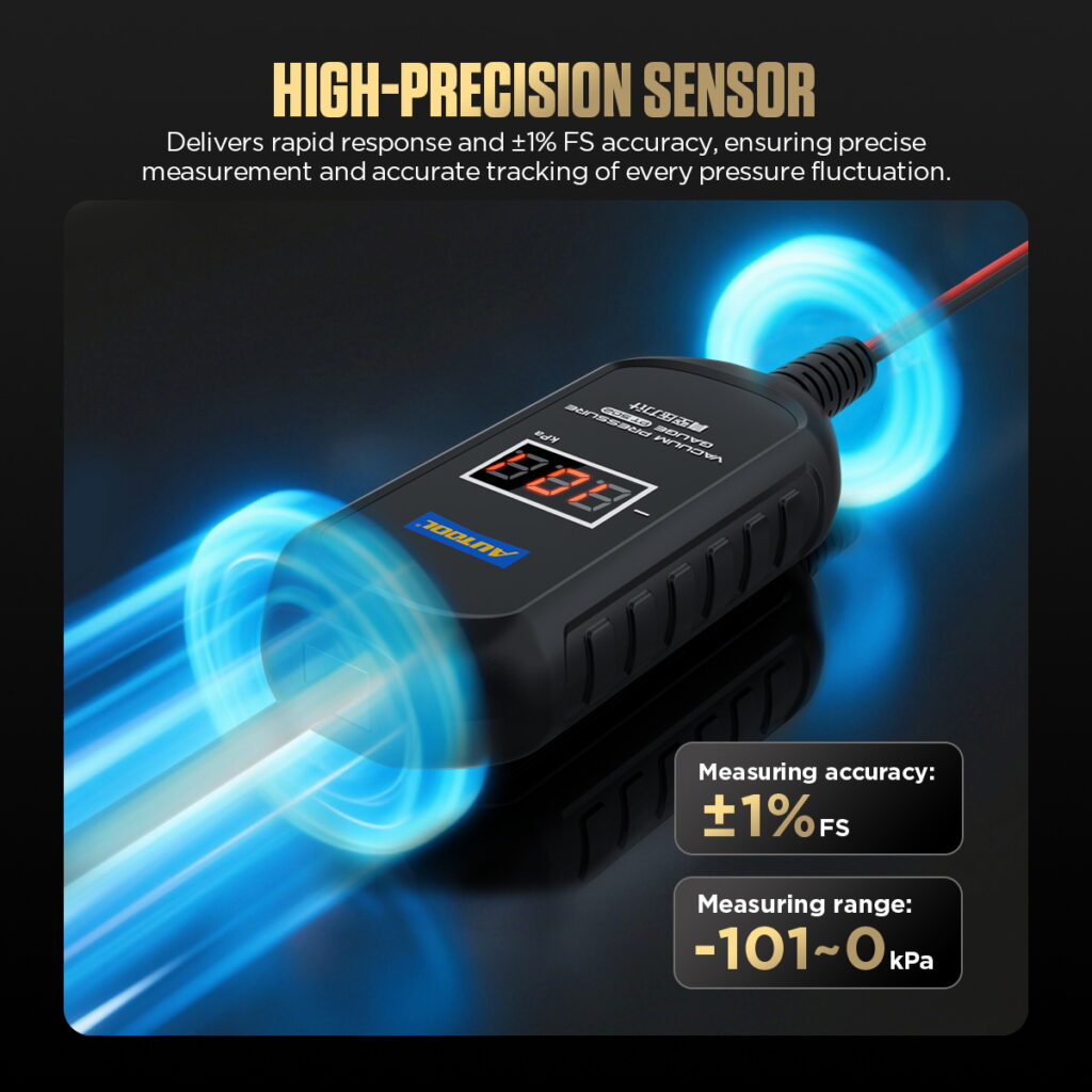 AUTOOL New Product Release | PT502 Vacuum Pressure Gauge – image 2