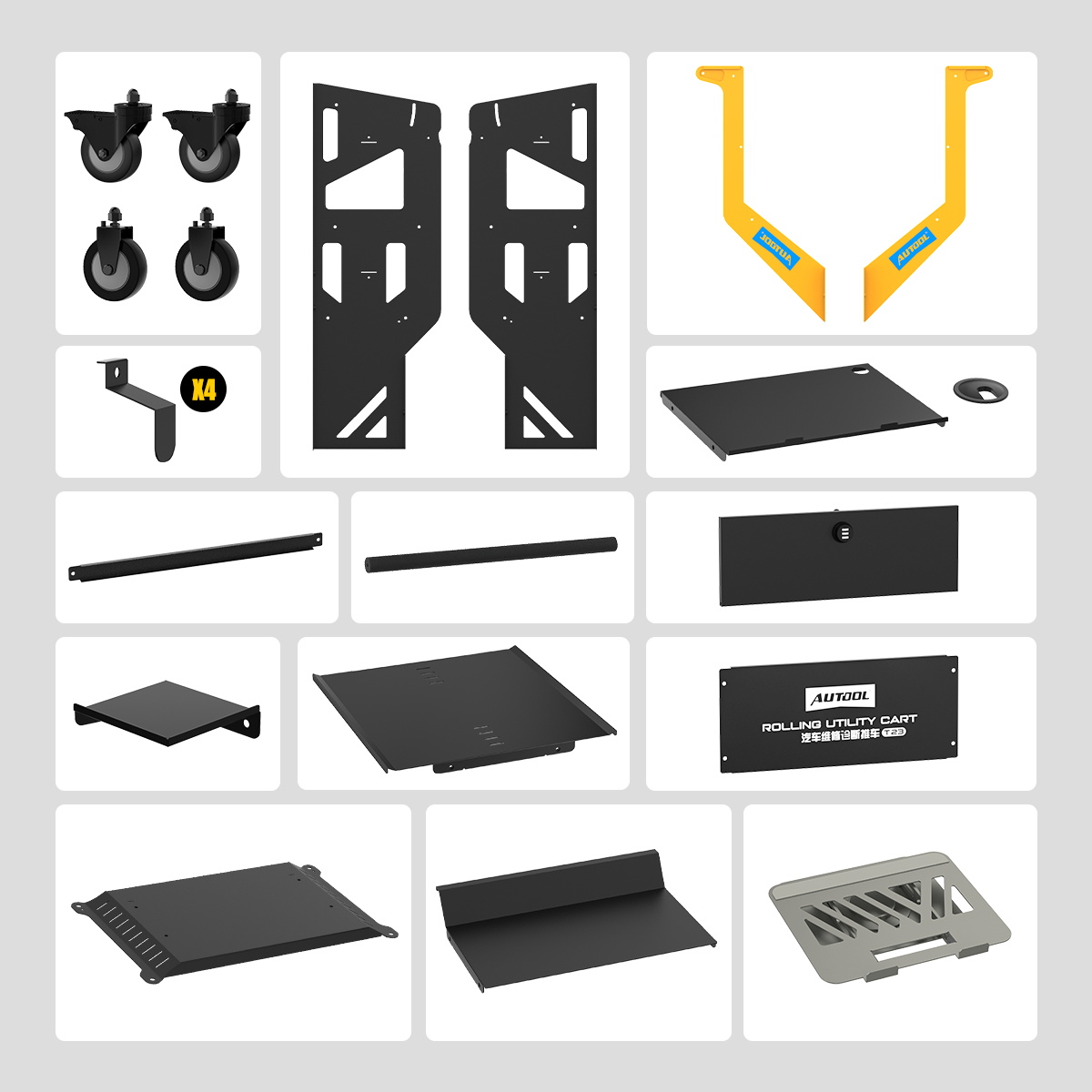 AUTOOL New Product Release | T23 Rolling Utility Cart – image 10