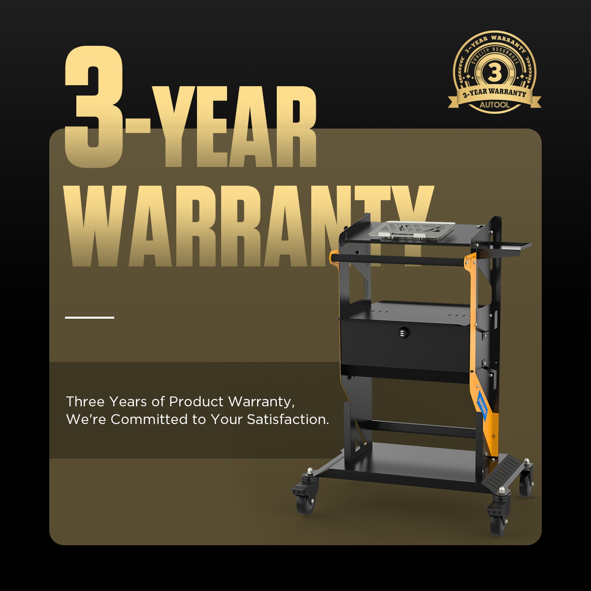 AUTOOL New Product Release | T23 Rolling Utility Cart – image 2