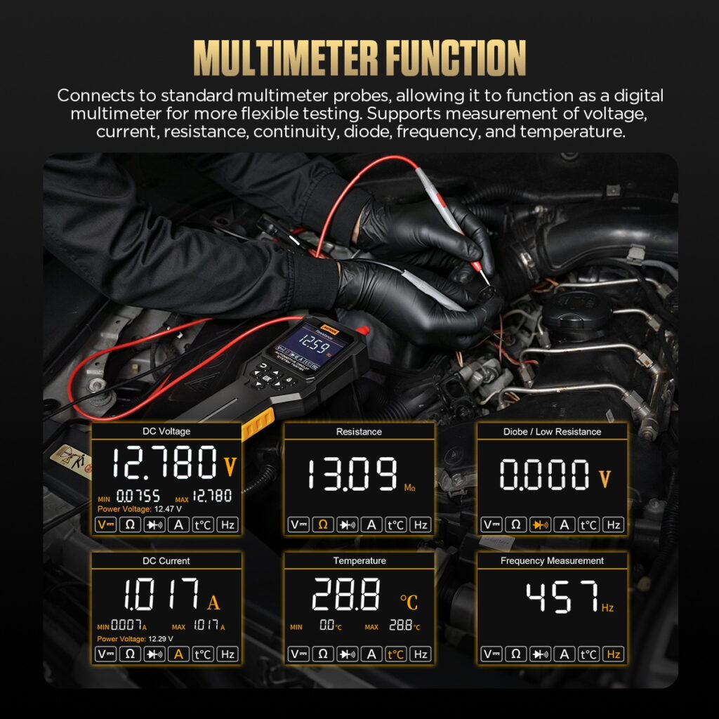 AUTOOL New Product Release | DM109 Automotive Circuit System Tester – image 3