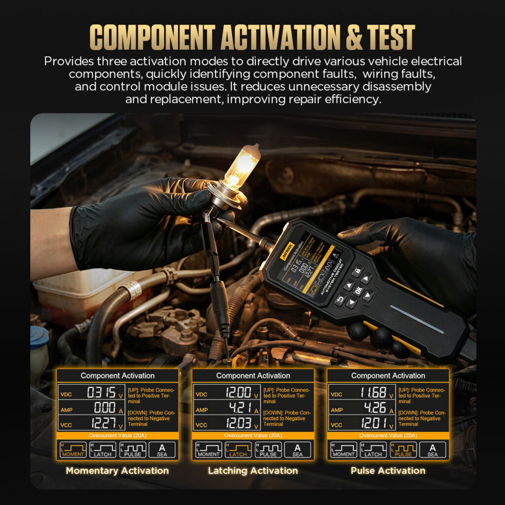 AUTOOL New Product Release | DM109 Automotive Circuit System Tester – image 4
