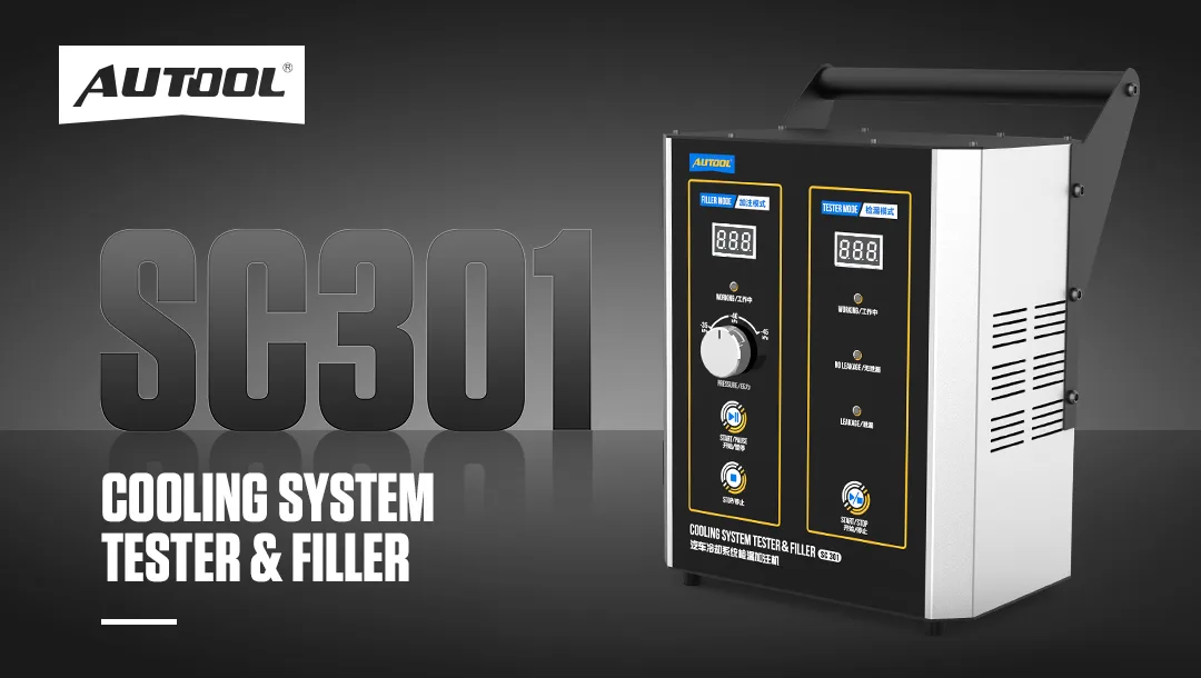 New Product Release | AUTOOL SC301 Automotive Cooling System Tester & Filler