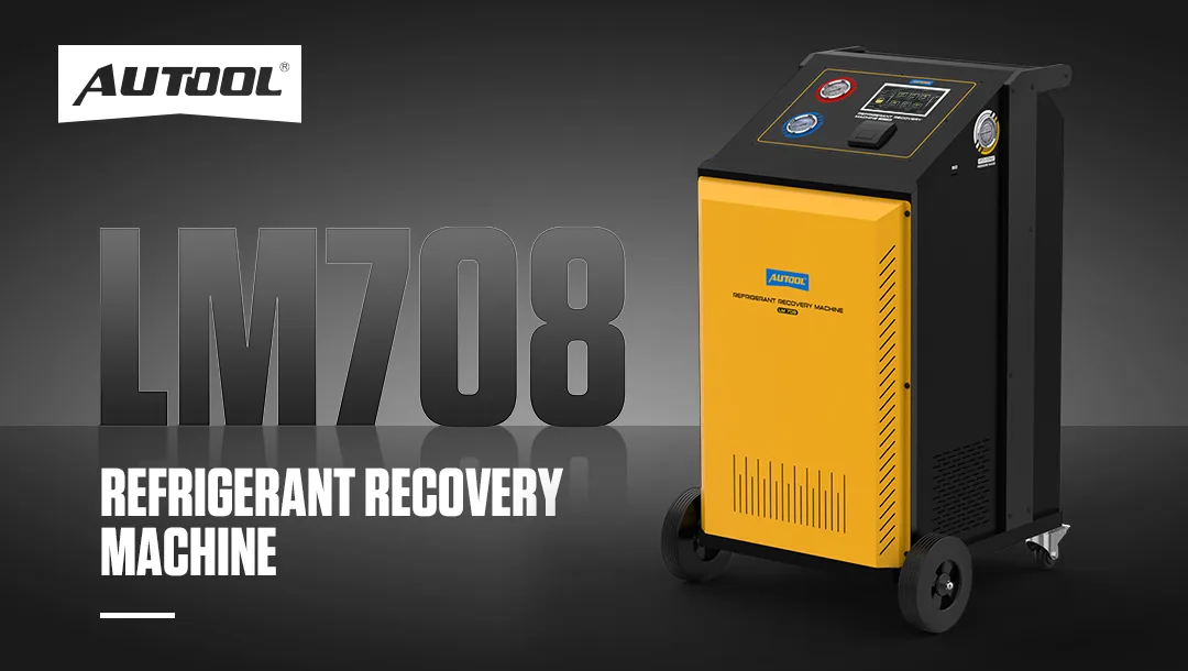 Product Upgrade | AUTOOL LM708 Automotive Refrigerant Exchanger and Filler