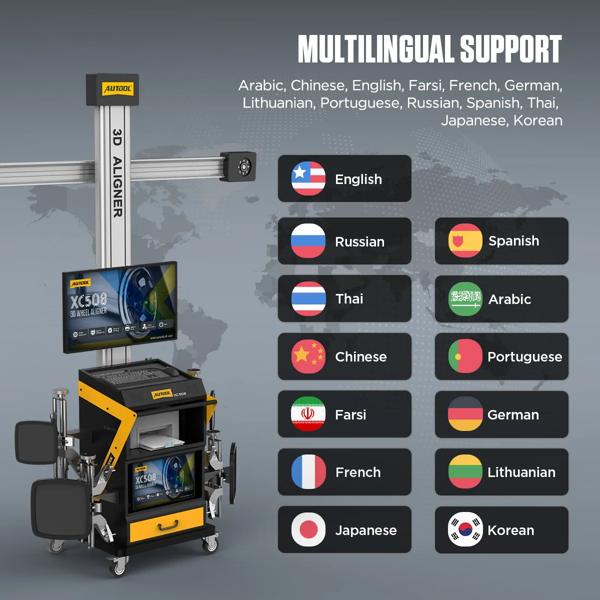 XC508 3D Alignment Wheel Machine – image 17