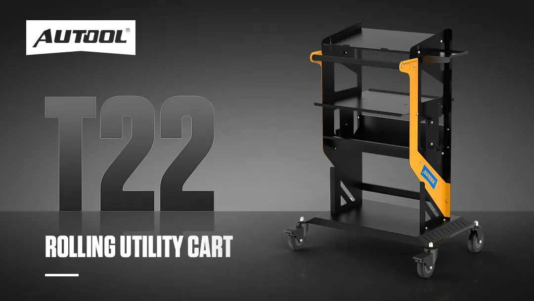 AUTOOL New Product Release | T22 Rolling Utility Cart