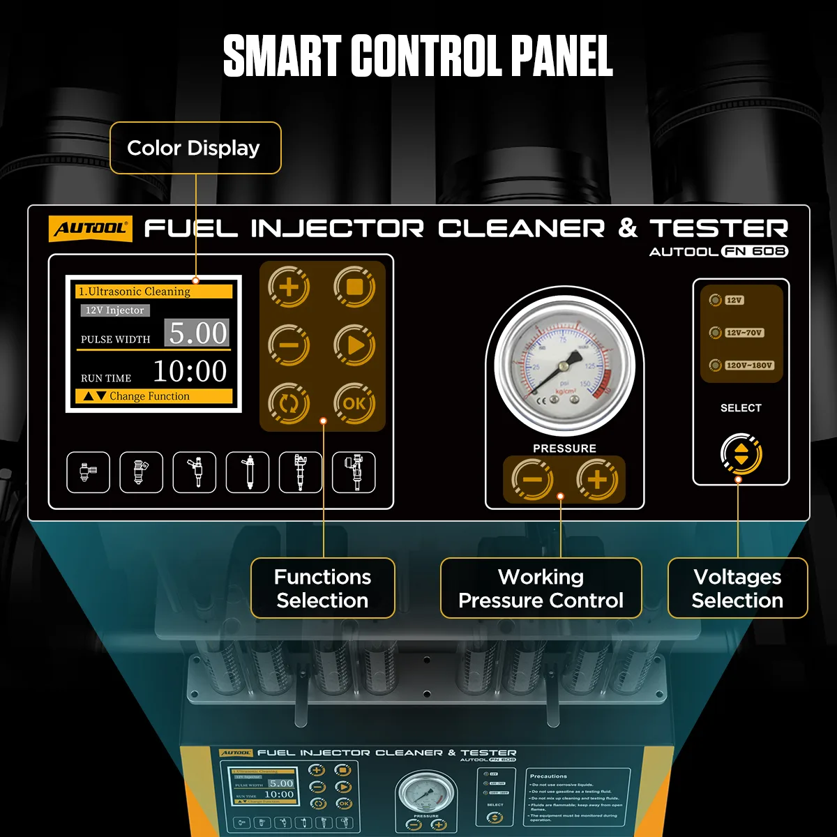 FN608 Fuel Injector Tester & Cleaner – image 6
