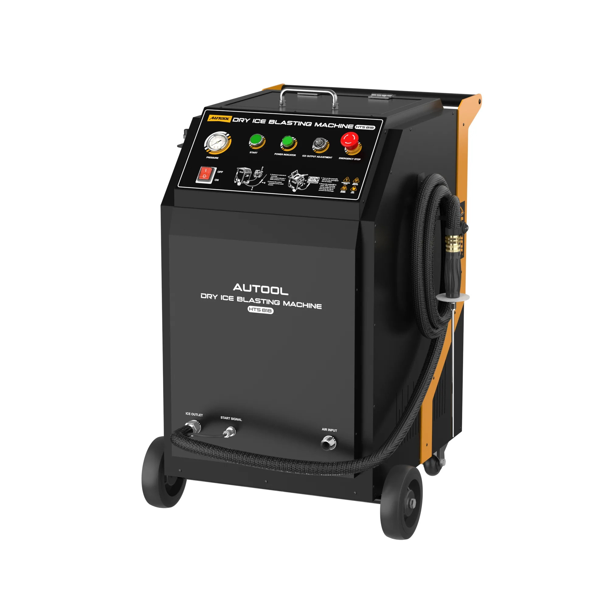 HTS818 Automotive Dry Ice Carbon Cleaning Machine
