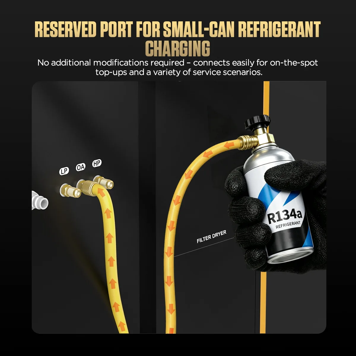 LM806 AC Refrigerant Recovery Machine – image 8