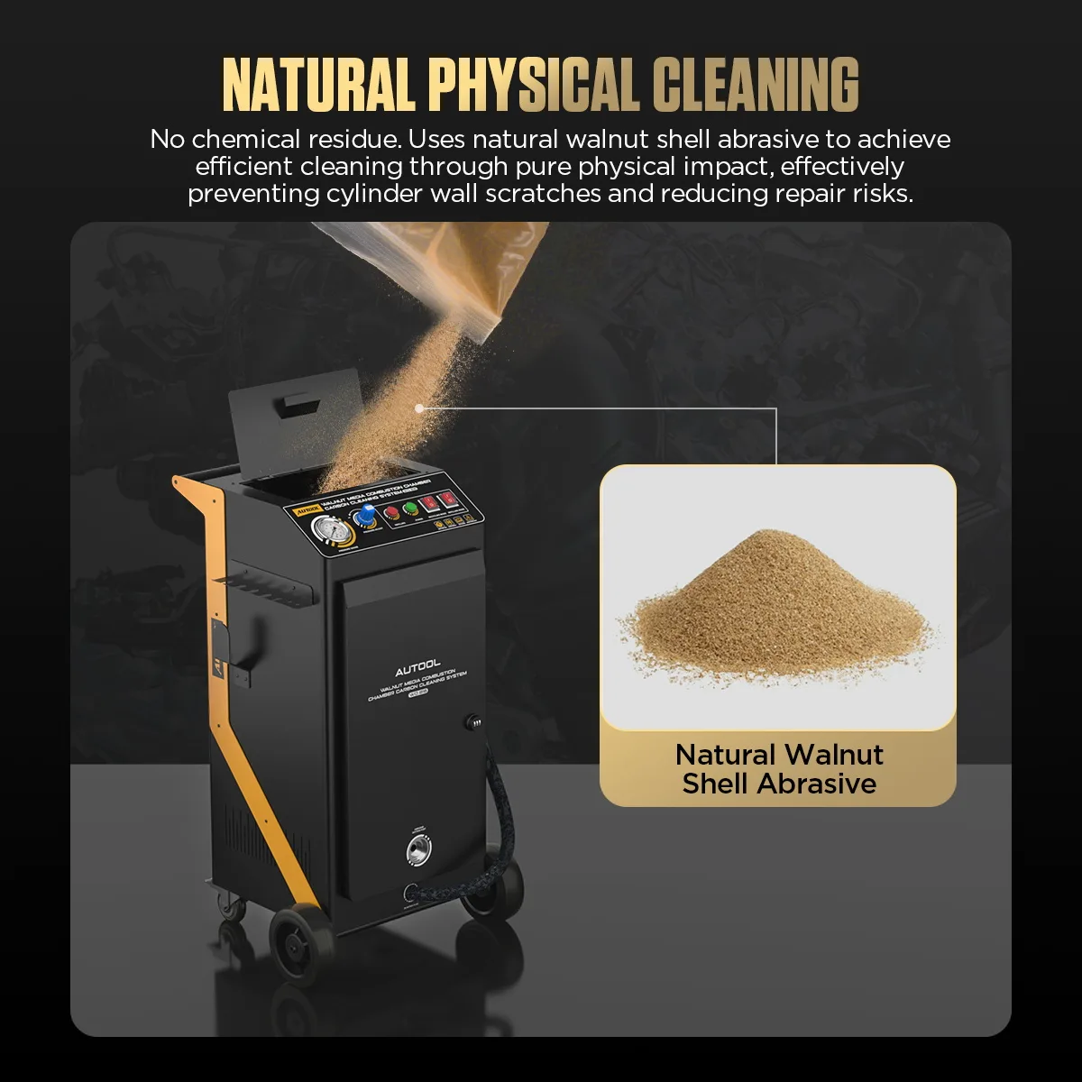 WD816 Walnut Shell Blasting Carbon Cleaner – image 5