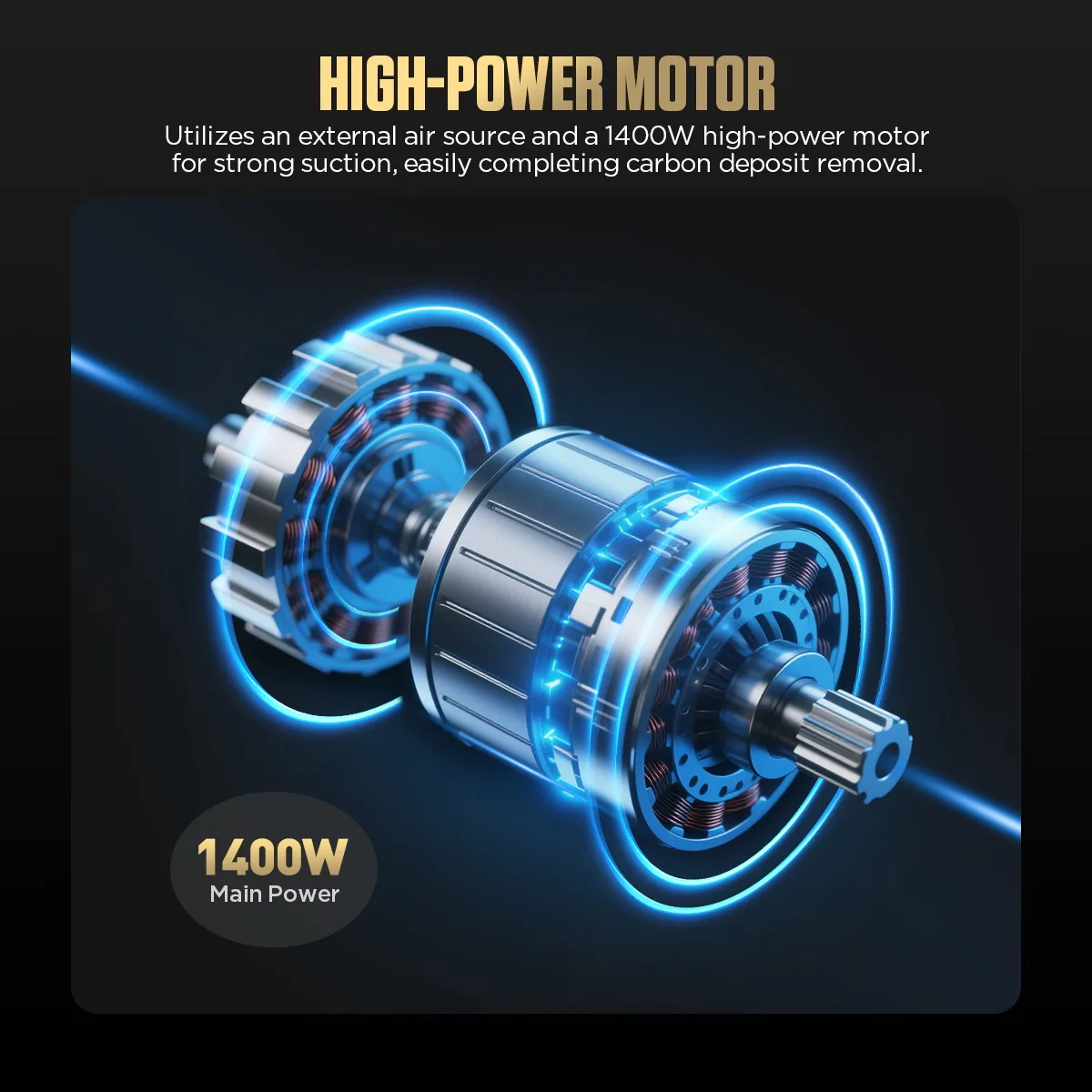 WD816 Walnut Shell Blasting Carbon Cleaner – image 9